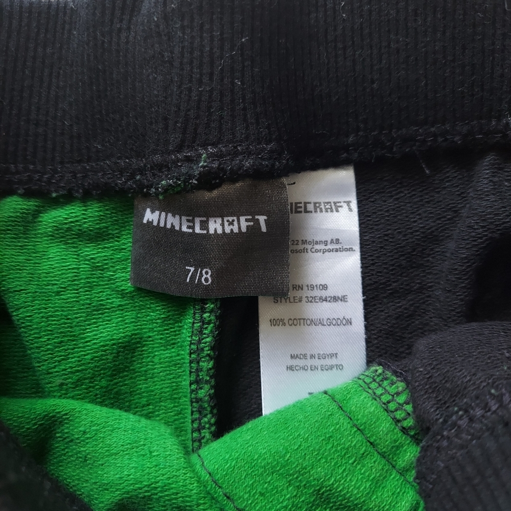 Minecraft & Nike Knit Shorts Small 6/7 - Picture 4 of 13